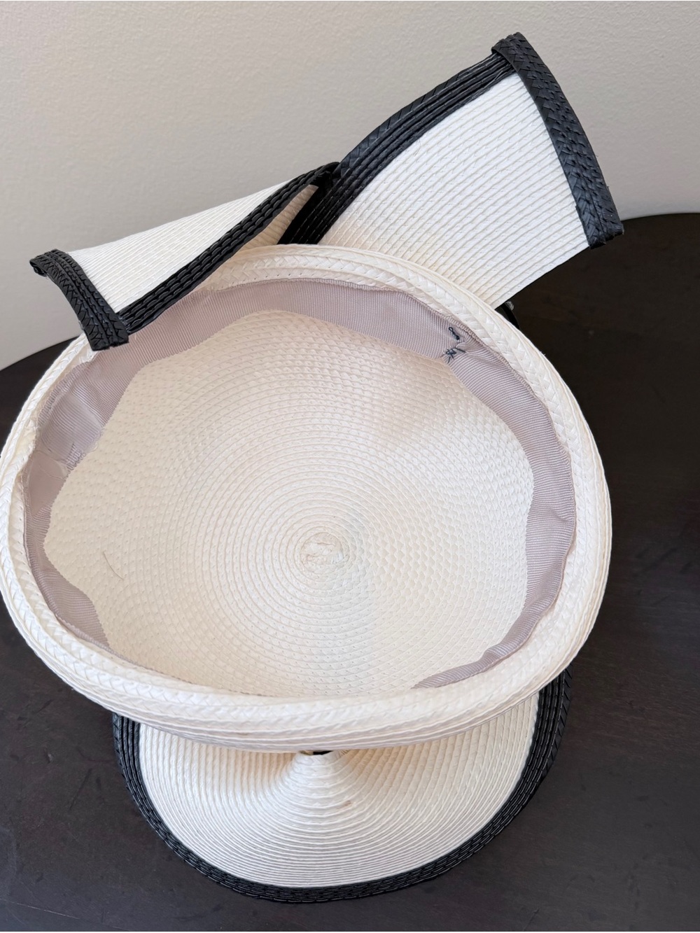 Two-Tone Women's Dress Hat - Picture 6 of 8
